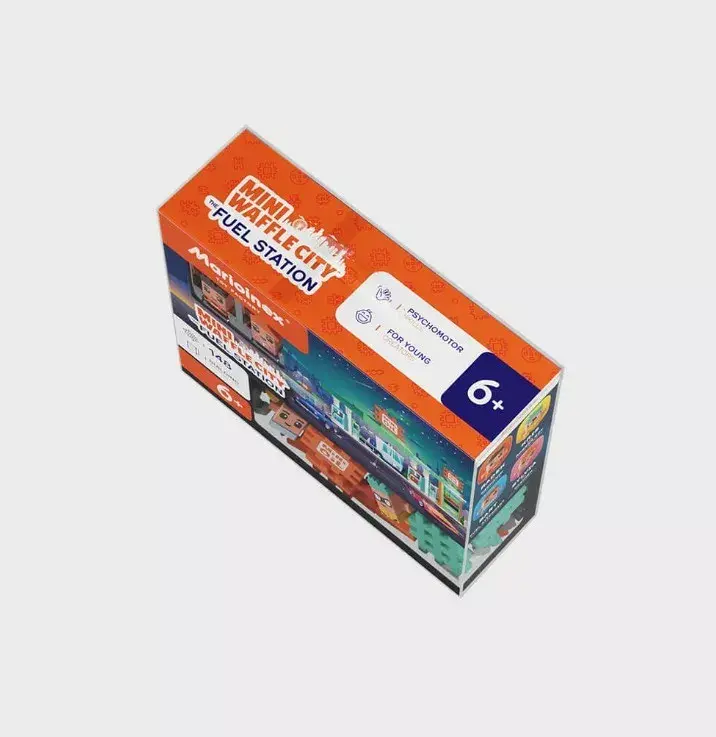 Конструктор Marioinex Mini Waffle Blocks Автозаправка Photo 5