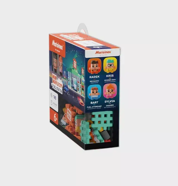 Конструктор Marioinex Mini Waffle Blocks Автозаправка Photo 6