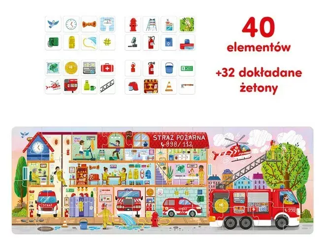 Puzzle CzuCzu Tak działa Straż pożarna 3808 Photo 3