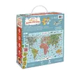 Puzle CzuCzu Explorers World Map, 300 detaļas Photo 2