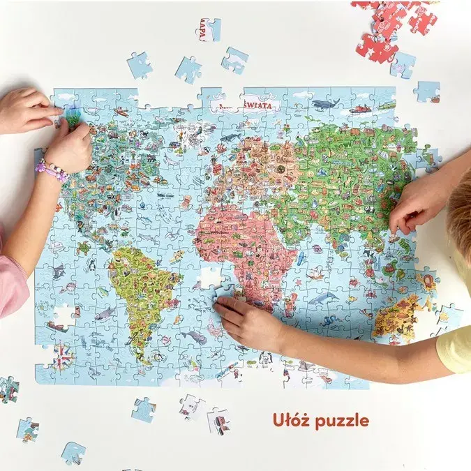 Puzle CzuCzu Explorers World Map, 300 detaļas Photo 8