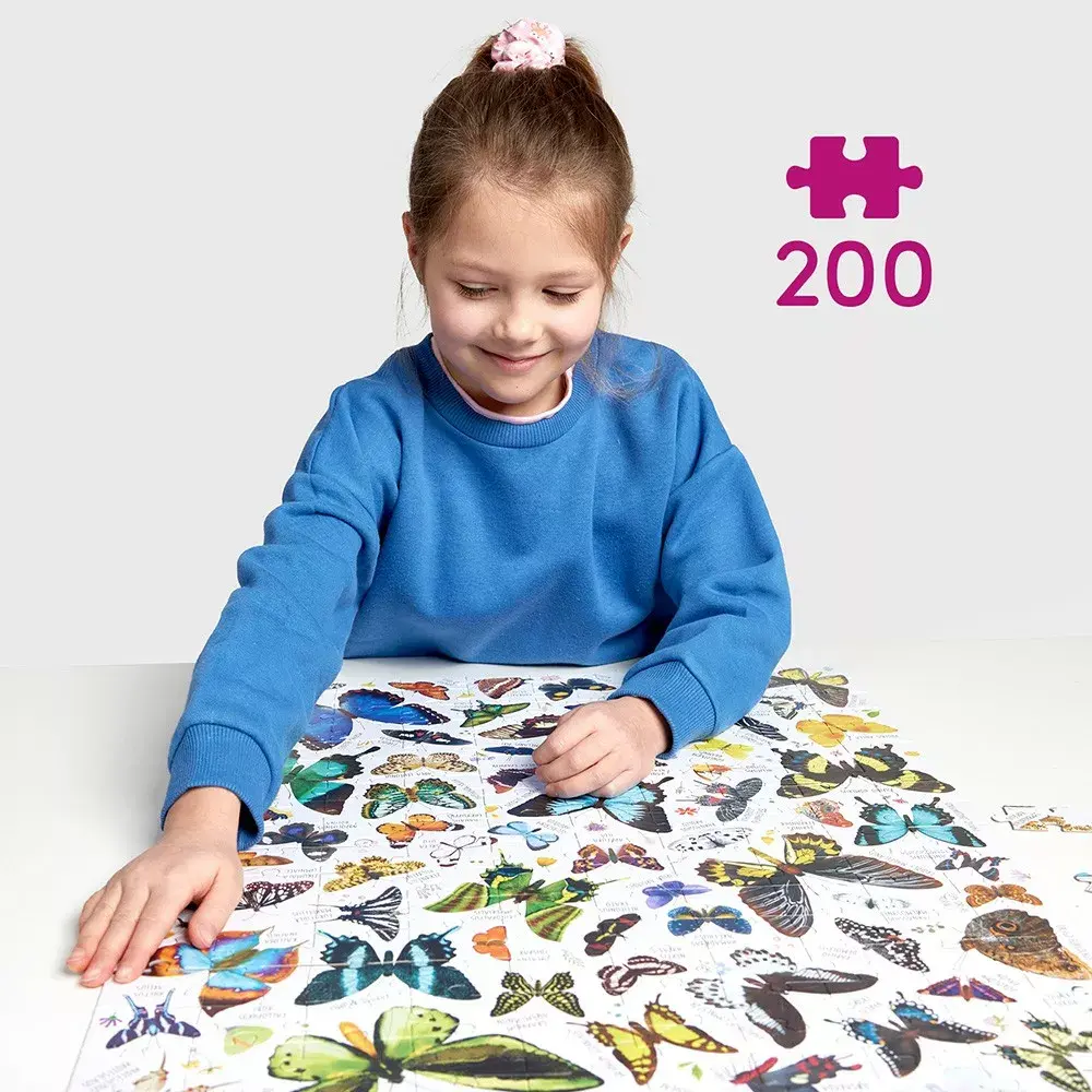 CzuCzu Puzzlove Butterflies 200 gab. puzle Photo 4