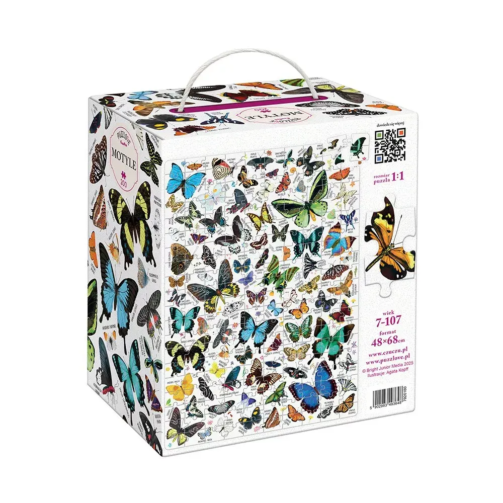CzuCzu Puzzlove Butterflies 200 gab. puzle Photo 6