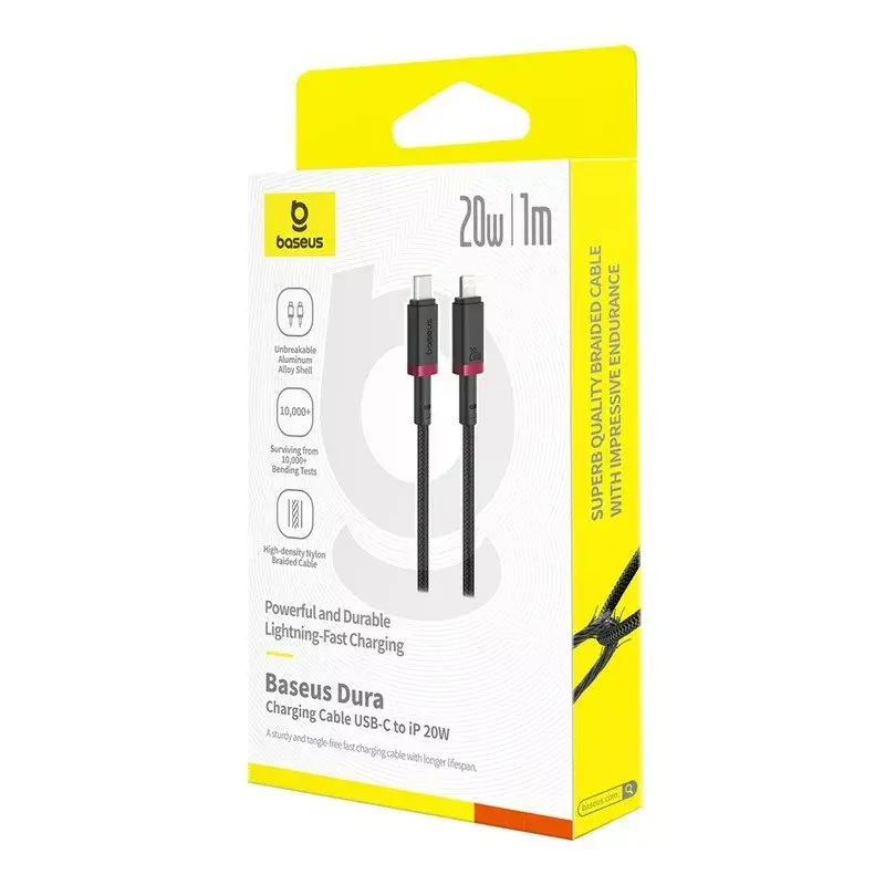 Baseus Dura USB Type-C - Lightning kabelis 20W 1m Photo 6