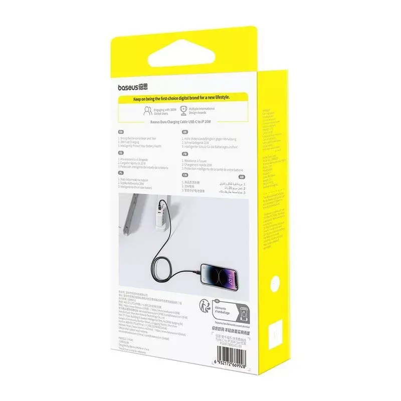 Кабель USB-C—Lightning Baseus Dura P10377800U01-03 Photo 2