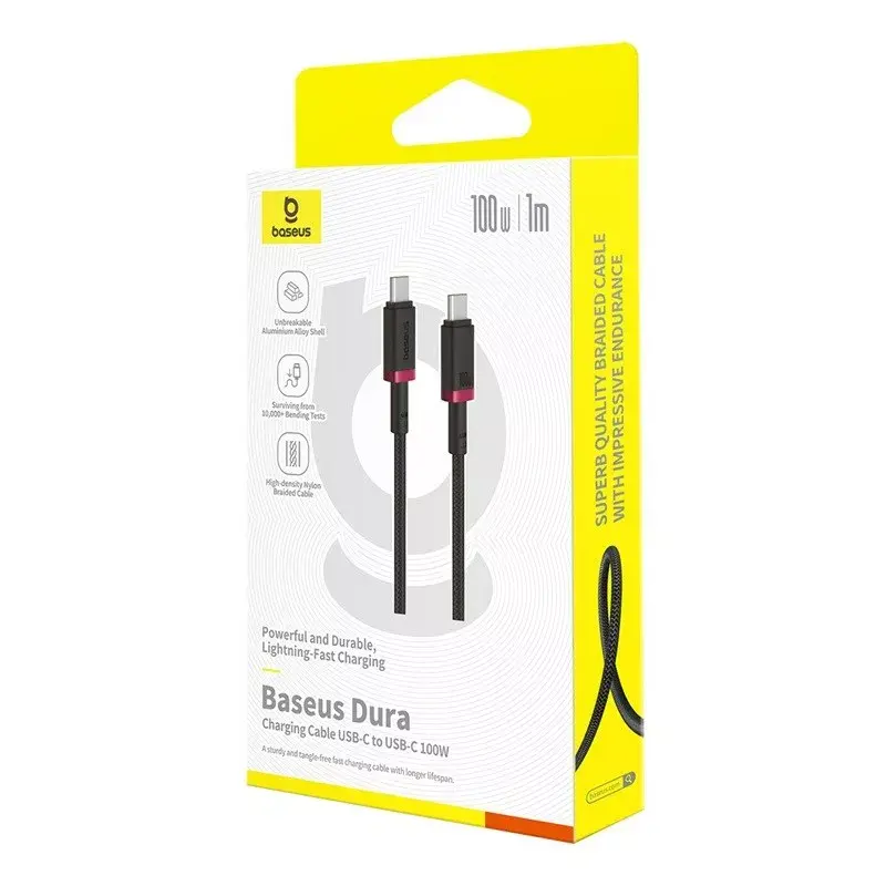 Baseus Dura USB-C to USB-C Cable 100W 1m Photo 6