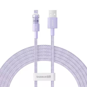 USB charging cable Baseus Gem P10373003511-01 — 2 m, 2.4 A, USB-A to Lightning, purple