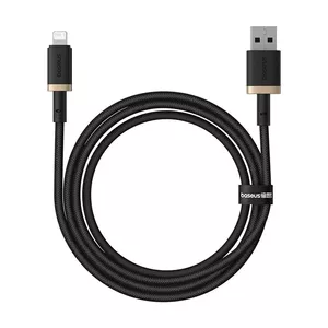 Baseus Dura Type A to IP 2.4A fast charging cable Black, Gold