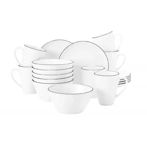 Breakfast set SELECT Lido 001.764898 for 6 people – porcelain service for six