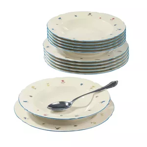 Dinner set SELECT Marie-Luise 001.727513 porcelain for 6 people, service pieces included