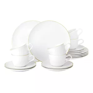 Coffee set Ninebot Liberty Goldline for 6 people, model 001.765038, porcelain service