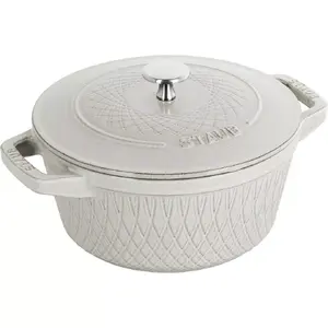 Чугунная круглая кастрюля Staub 1023187 2,3 л, цвет truffle
