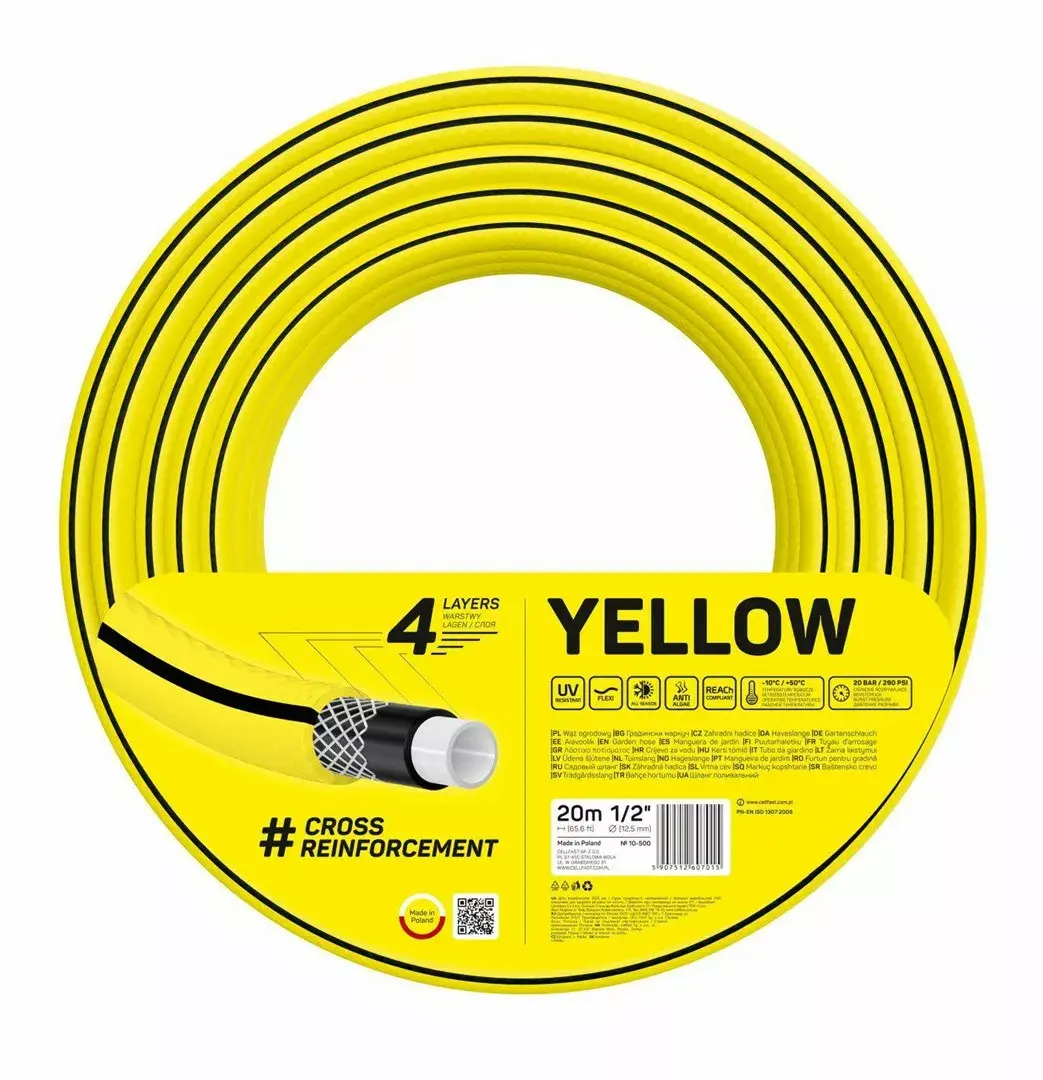 Cellfast C. SNAKE OG. YELLOW 3/4" 50 м шланг Photo 2
