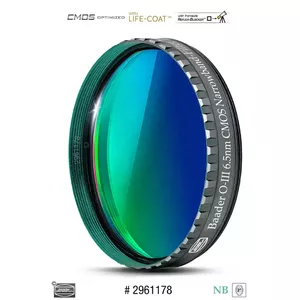 2" O-III Narrowband Filter Beta 2961178 6.5 nm for Astrophotography