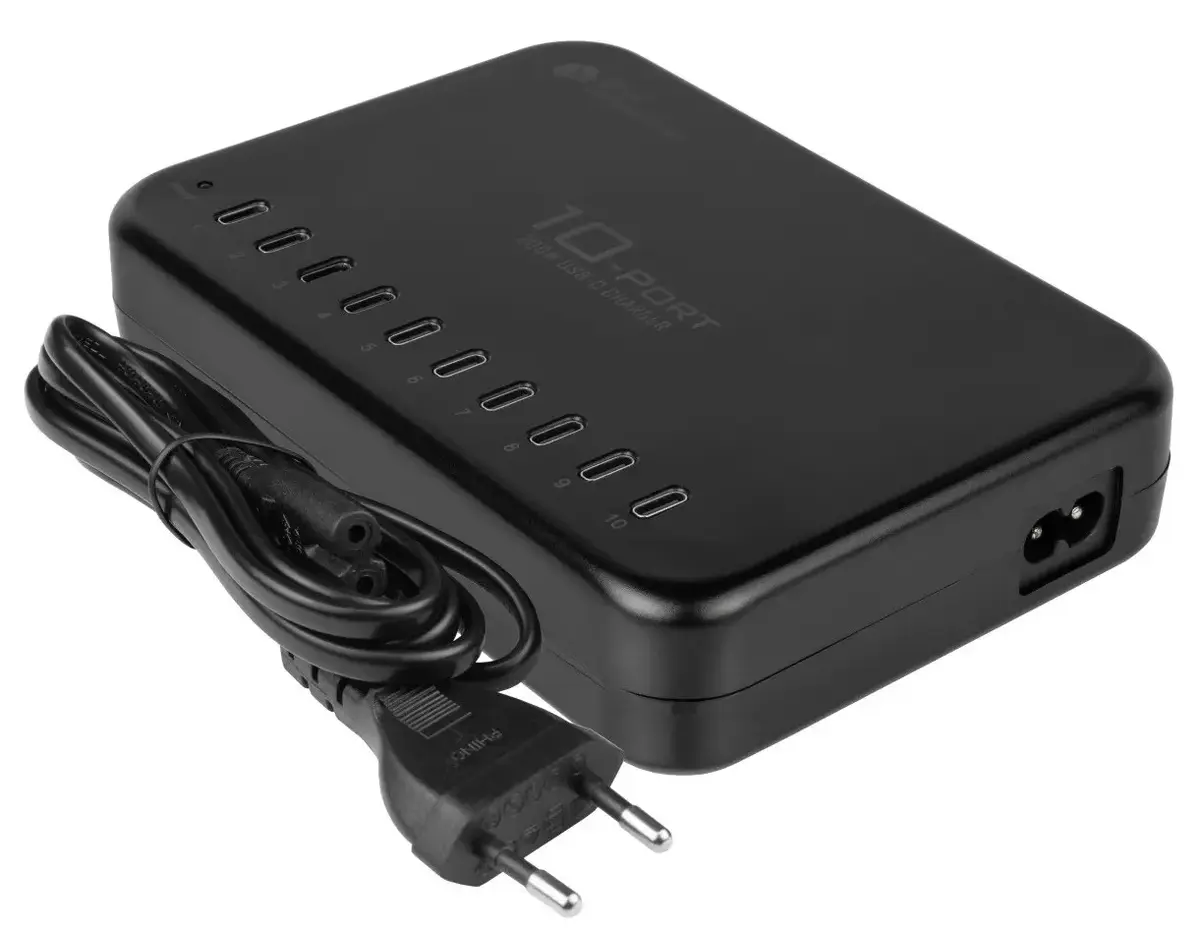 USB uzlādes stacija Good Connections PCA-D007S 200W 10 porti Photo 4