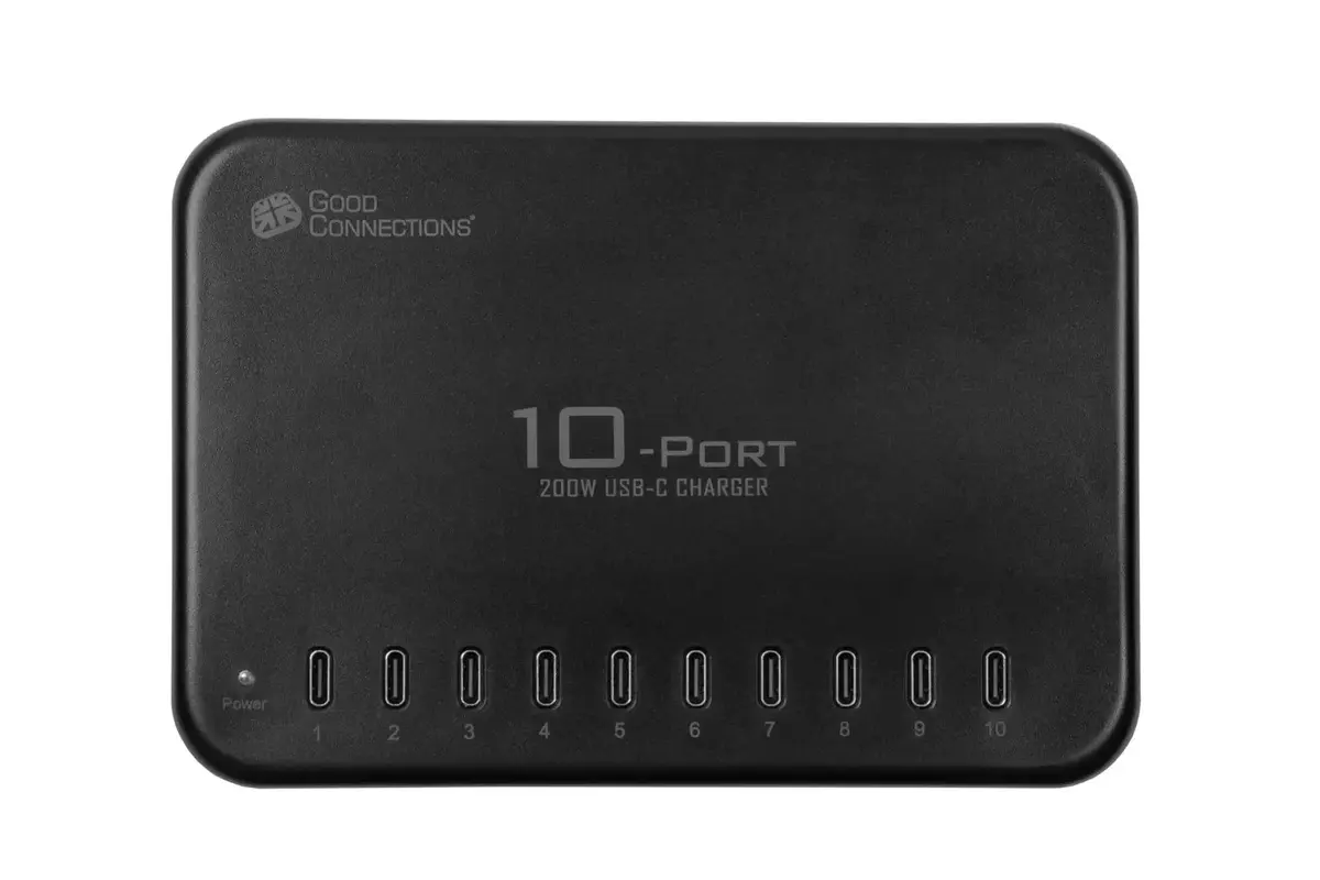 USB uzlādes stacija Good Connections PCA-D007S 200W 10 porti Photo 7