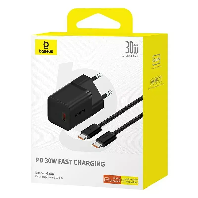 Baseus P10110902113-01 30W GaN5 USB-C lādētājs Photo 7
