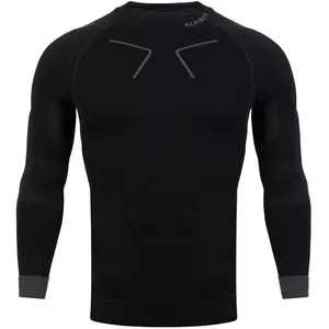 Alpinus Tactical Base Layer Men's Sweatshirt GT43219 Black-Gray Moisture-Wicking Thermal