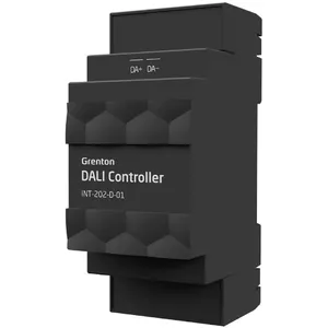 DIN sliedes DALI integrācijas modulis Grenton 28077 ar Ethernet apgaismojuma vadībai