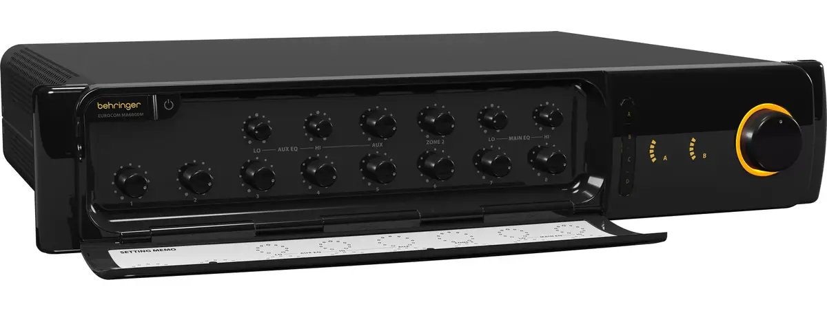 Audio pastiprinātājs Behringer MA6000M Photo 6