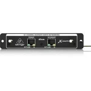 Expansion card Behringer X-DANTE for X32 — Dante network audio 32 channels