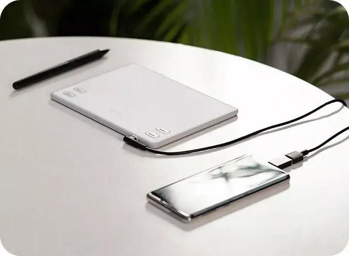 Графический планшет Huion RTE 100 White Photo 2