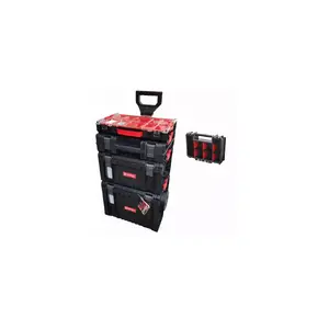 Instrumentu uzglabāšana QBRICK SYSTEM Pro Cart 2.0 5‑1 komplekts modulāra konstrukcija izturīga izgatavošana