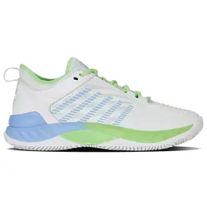 Sieviešu tenisa apavi K-SWISS HYPERCOURT SUPREME 2 CLAY white/green EU37