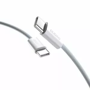 USB-C cable Dudao L6C 1m, 30W power delivery, light blue