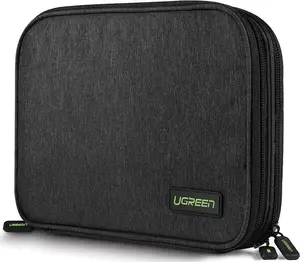 Защитный бокс для HDD UGREEN жесткий чехол 24.5 x 17.5 x 5 см серый для HDD/SSD и кабелей
