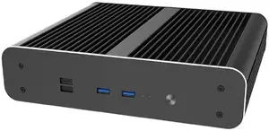 Computer Case Akasa Euler CTX Fanless Mini-Case Thin Mini-ITX - Black