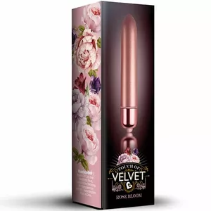Vibrator ROCKS-OFF Velvet Rose Bloom Silicone Pink
