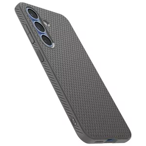 Protective phone case Spigen Liquid Air for Galaxy S25 — Marble Grey, slim, shock-absorbing