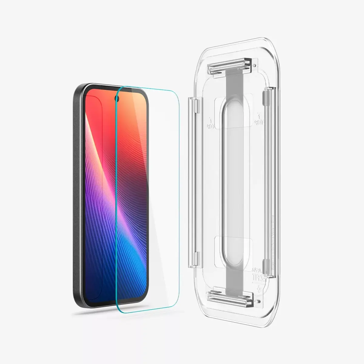 Spigen GLAS.tR EZ Fit ekrāna aizsargs Google Pixel 9a Photo 3