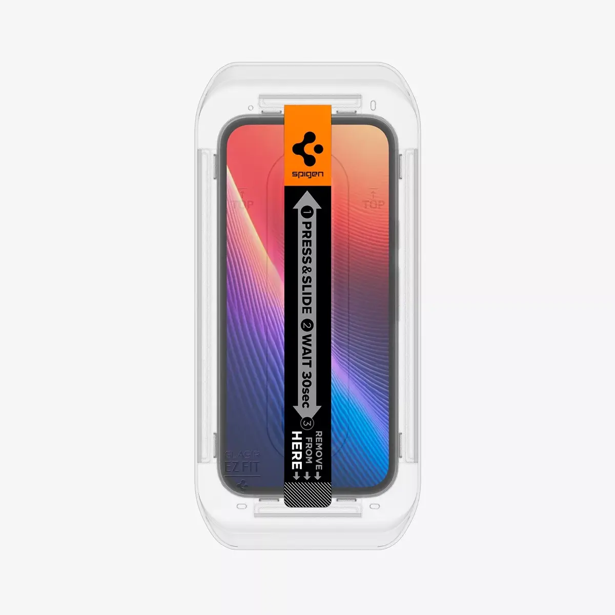 Spigen GLAS.tR EZ Fit ekrāna aizsargs Google Pixel 9a Photo 6