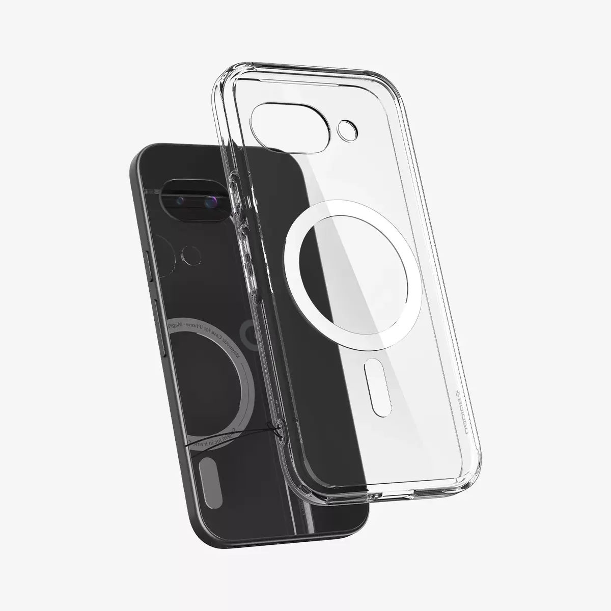 Spigen Ultra Hybrid Metal Ring (MagFit) — Pixel 9a maciņš Photo 4