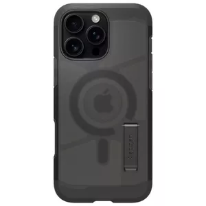 Protective Spigen Tough Armor MAG case for iPhone 16 Pro Max — Black, MagSafe-compatible, dual-layer protection