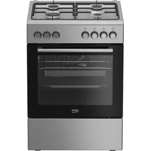 Gāzes plīts BEKO FBE62130GXDN 60 cm nerūsējošā tērauda, energoefektivitātes klase A