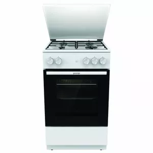 Газовая плита отдельно стоящая Gorenje GG5A14WJ, 50 см, белая, духовка 70 л, класс энергоэффективности A