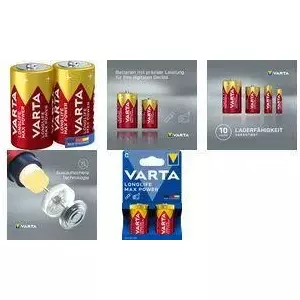 Батарейка Varta 4714 LONGLIFE Max Power Baby C 1.5V — одноэлементная первичная батарея