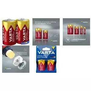 Akumulators Varta 4720 LONGLIFE Max Power Mono D 1.5V — D izmēra elements