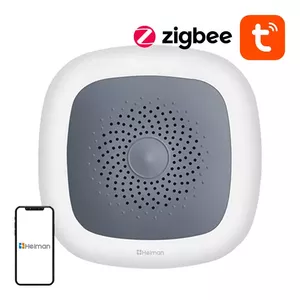 Temperature and Humidity Sensor HEIMAN HS1HT-E Zigbee Smart — Temperature & Humidity Monitoring