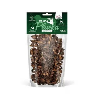 Лакомство для собак SYTA MICHA Mini Lamb Lungs 100 г — однокомпонентная гипоаллергенная жевательная награда для дрессировки