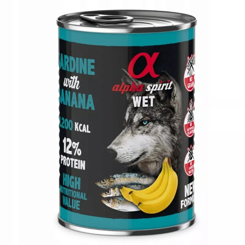 Mitrs suns barība alpha spirit Sardine