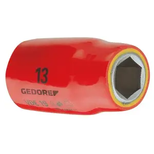 Ударный Гнездо Gedore 6123160 Глубина 30 мм Высота 30 мм Вес 88 г