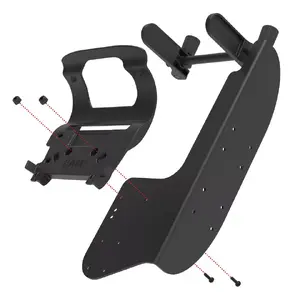 Pasīvs turētājs portatīvam printerim RAM Mounts RAM-PM1-ZE31U — melns, piemērots auto/iekštelpām un iekrāvējam