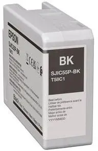 Картридж с чернилами Epson SJIC55 (BK) для ColorWorks CW-D6500/D6000 — чёрный