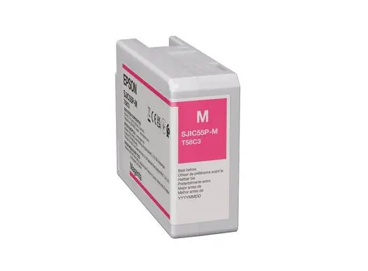 Epson SJIC55(M) oriģinālā purpursarkana tintes kasetne