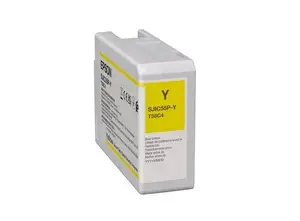 Epson SJIC55(Y) Ink Cartridge Yellow for ColorWorks CW-D6500 and CW-D6000 Printers