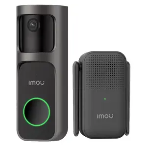 Imou Doorbell 2S Kit Black 3 MP Wireless Wall Mount